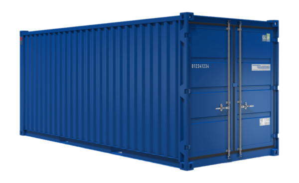 Opslagcontainers 20ft Opslag – Blauw